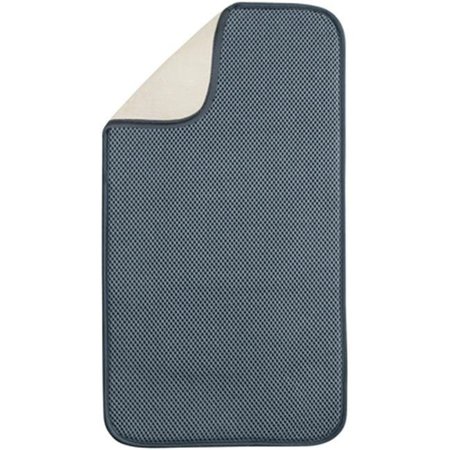 STEADYCHEF 40032 Pewter-Ivory Dry Mat; 18 x 9 in. ST583551